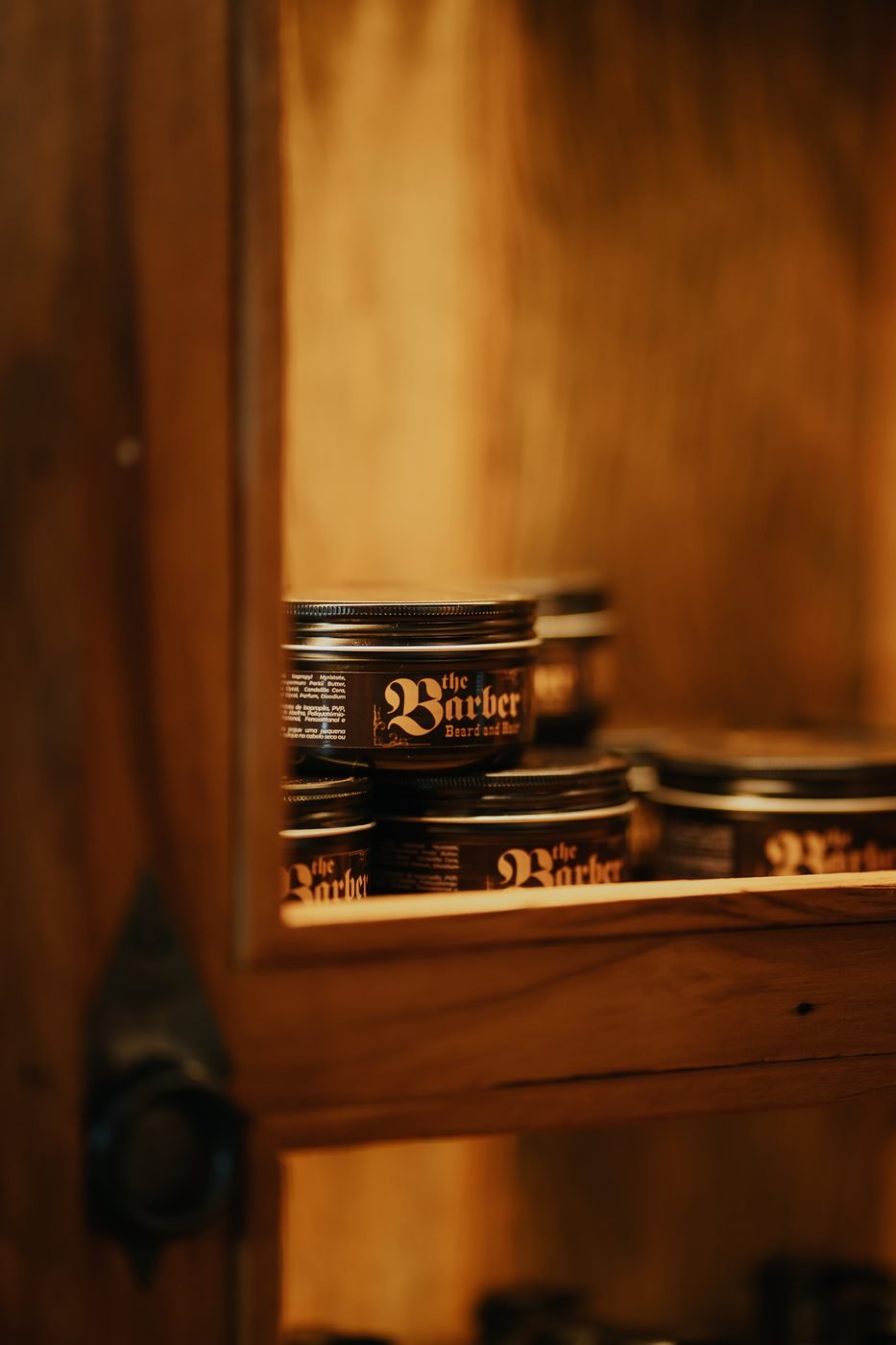 Pomada The Barber, linha própria da barbearia