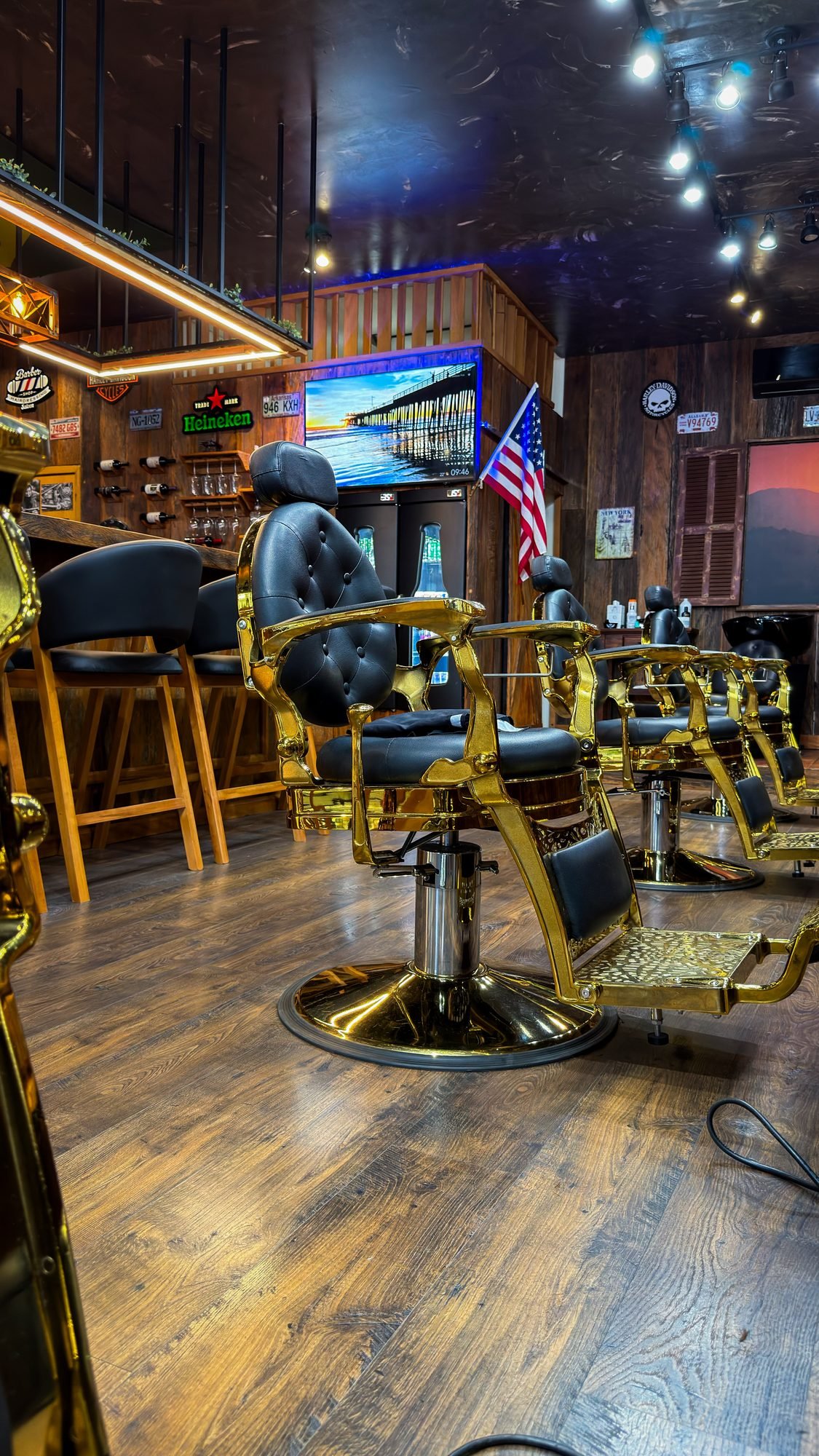 Bar e adega da The Barber Pub