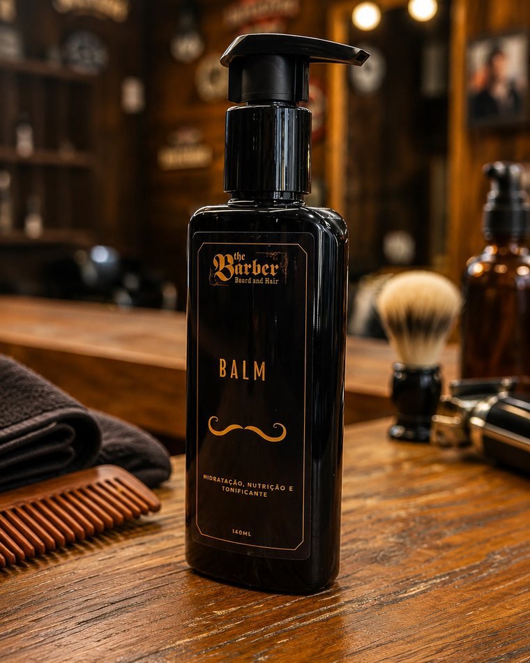 Balm para barba The Barber Pub, à venda na barbearia em Maringá
